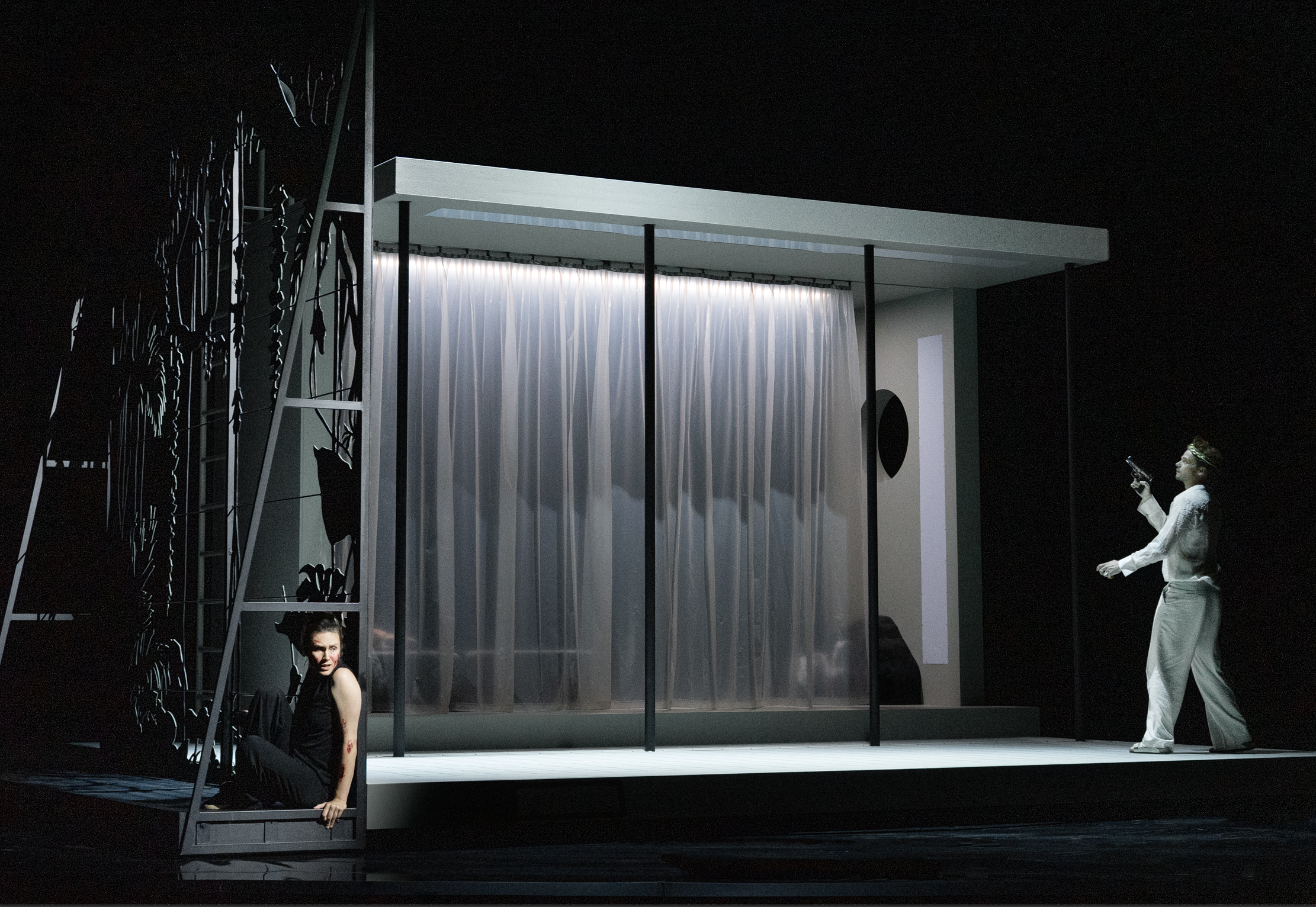 Klaus Grünberg, set and light design for Giulio Cesare in Egitto (Händel), Nationaltheater Mannheim, 2025