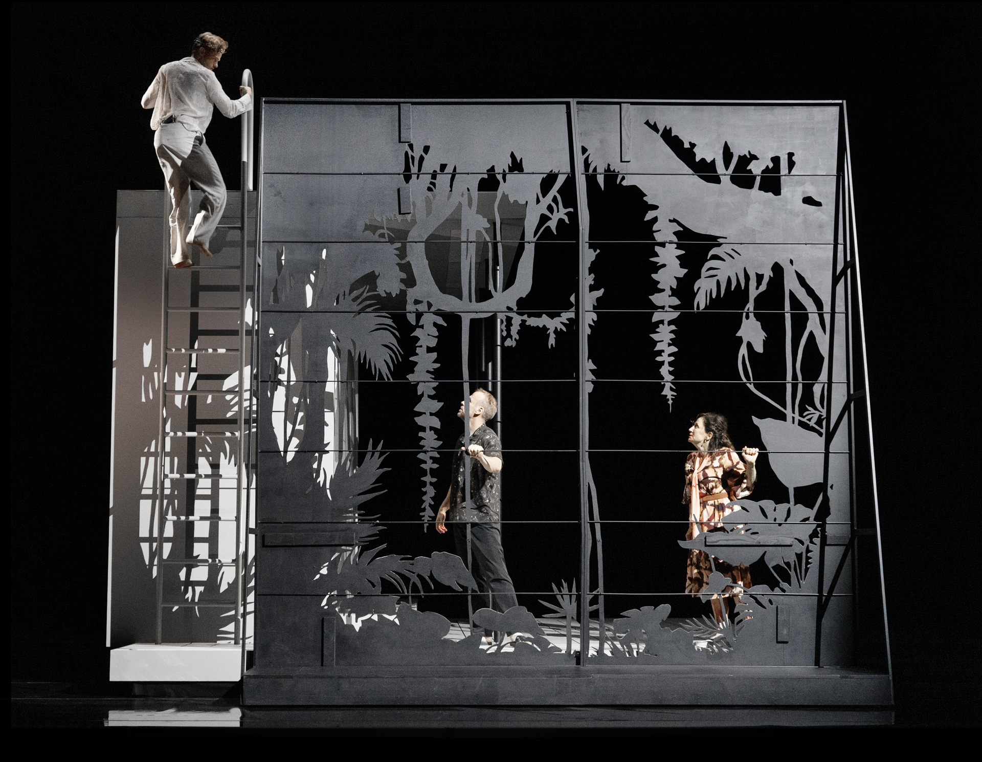 Klaus Grünberg, set and light design for Giulio Cesare in Egitto (Händel), Nationaltheater Mannheim, 2025