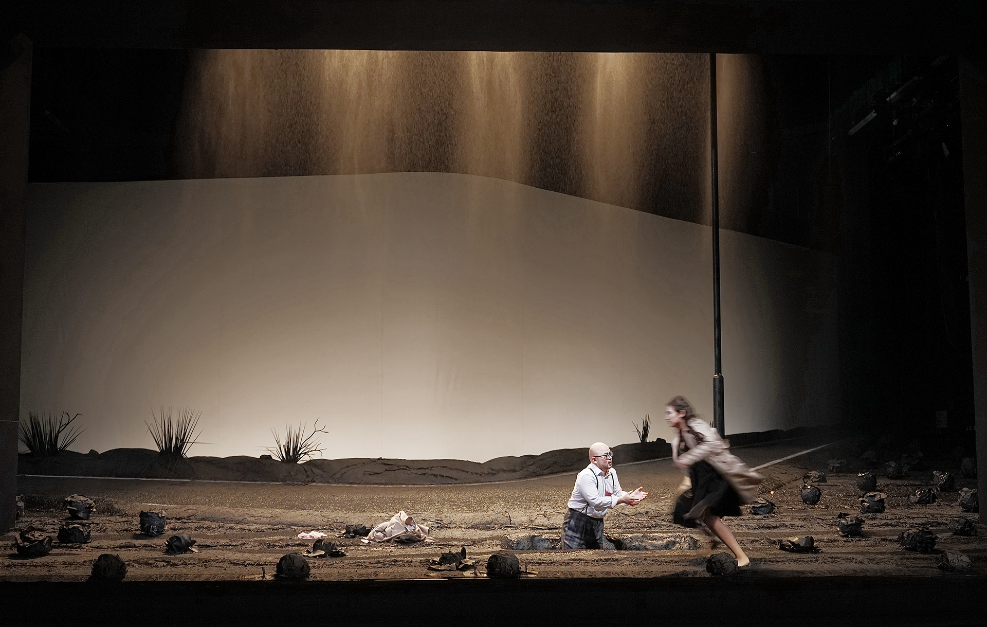 Klaus Grünberg, set and light design for Don Giovanni (Mozart), Theater Bremen, 2019