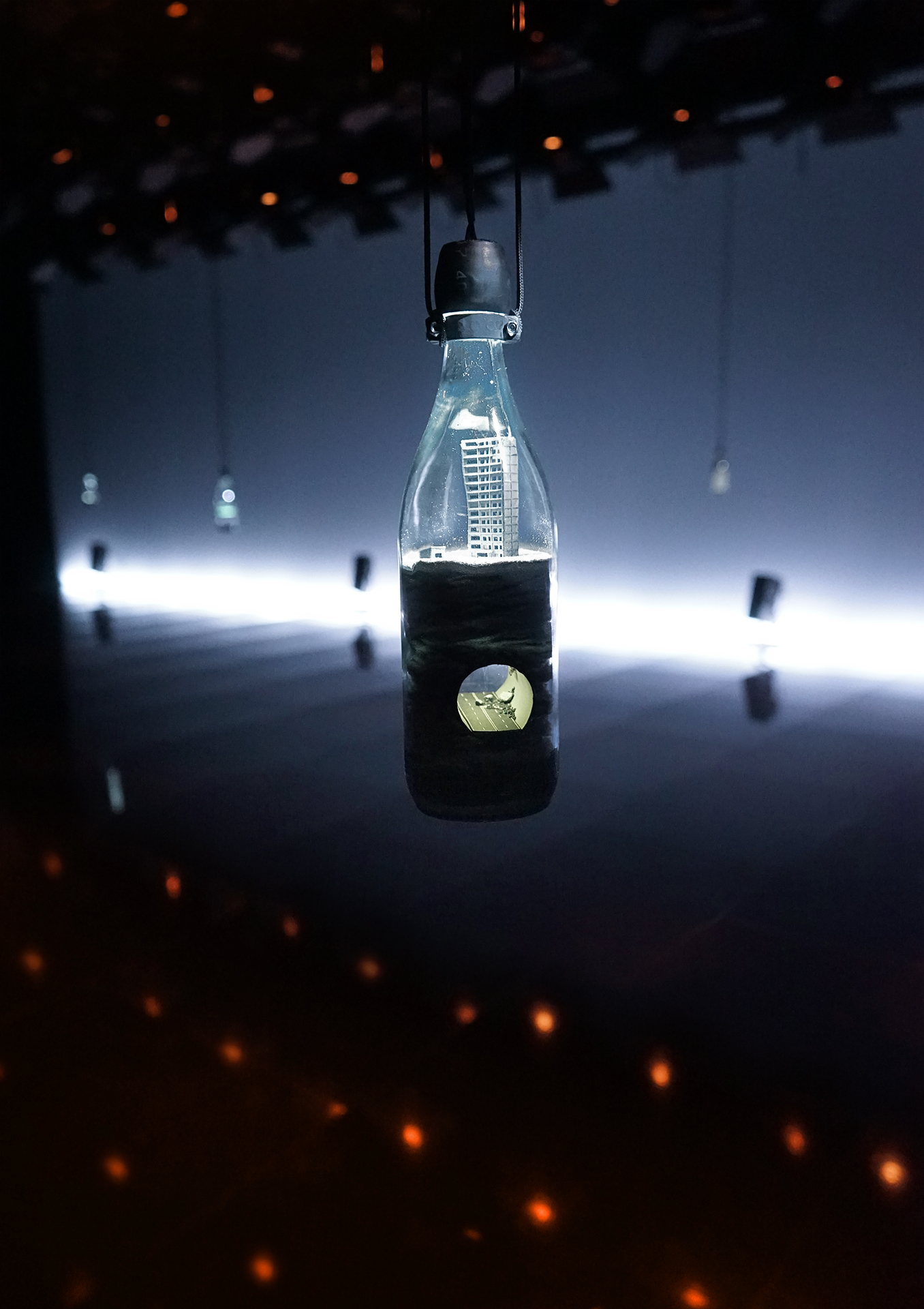 Klaus Grünberg space, lighting: Earth Dances (Harrison Birtwhistle), Cresc. Biennale, Ensemble Modern, Frankfurt, 2023