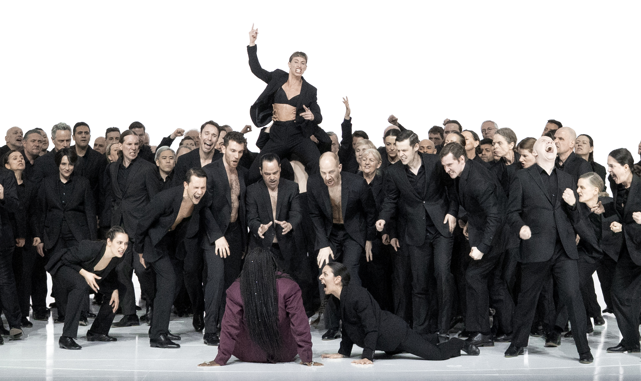 Klaus Grünberg: Echnaton (Akhnaten) (Philip Glass), Regie: Barrie Kosky, Bühnenbild und Licht: Klaus Grünberg, Kostüme: Klaus Bruns, Komische Oper Berlin, 2025