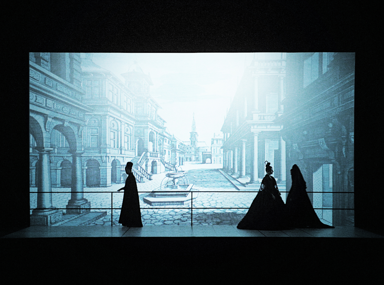 europeras 1 & 2, set design and light by Klaus Grünberg, Ruhrtriennale