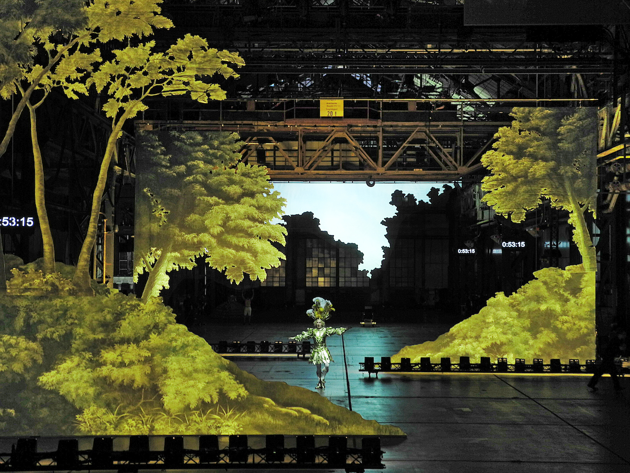 europeras 1 & 2, set design and light by Klaus Grünberg, Ruhrtriennale