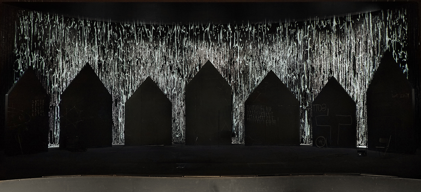 Klaus Grünberg set design, lighting, video: Der Freischuetz (Carl-Maria von Weber), Aalto Theater, Essen, 2018