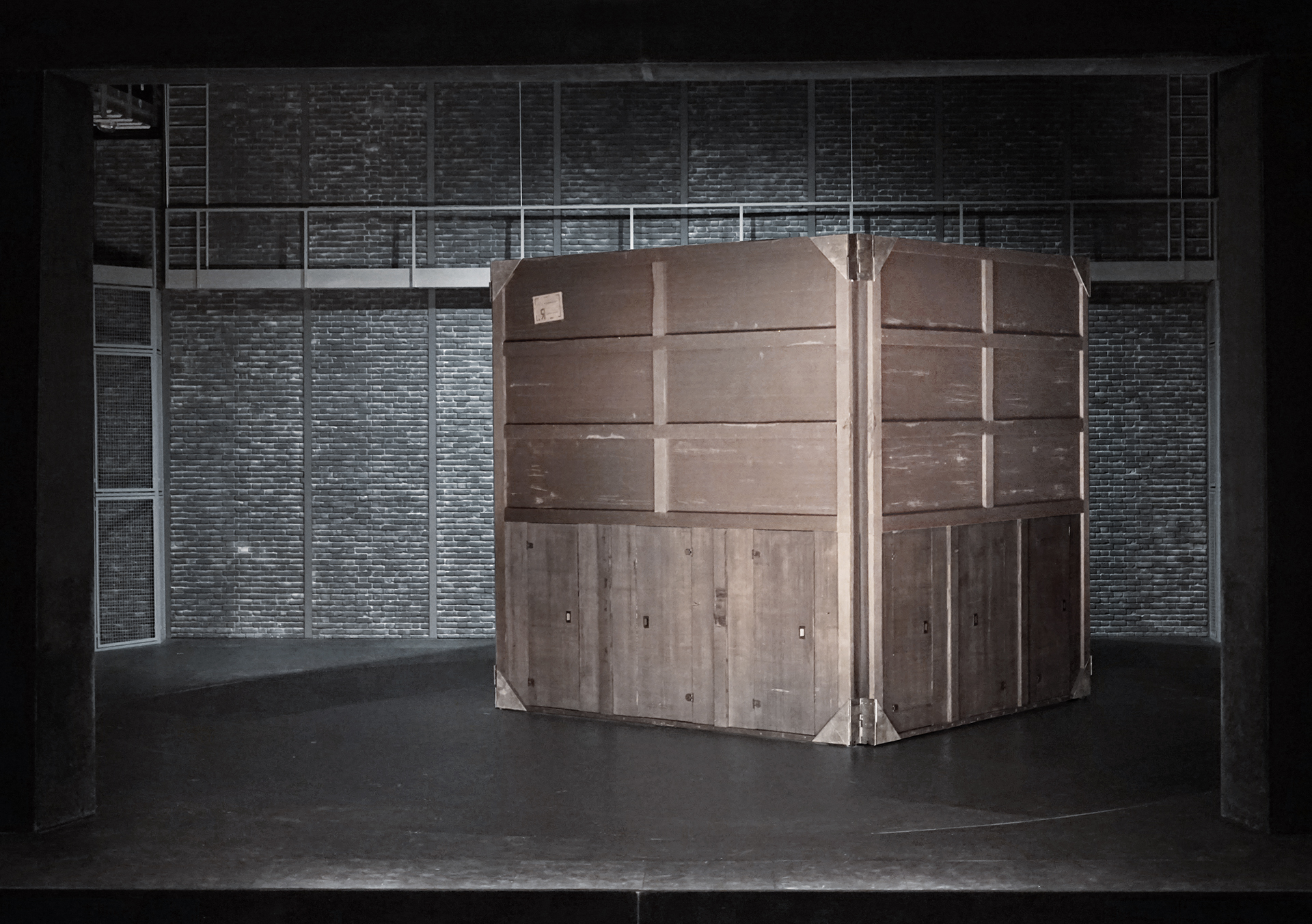 Klaus Grünberg: Frühlingsstürme (Jaromír Weinberger), Regie: Barrie Kosky, Bühnenbild und Licht: Klaus Grünberg, Co-Bühnenbild: Anne Kuhn, Kostüme: Dinah Ehm, Komische Oper Berlin, 2020