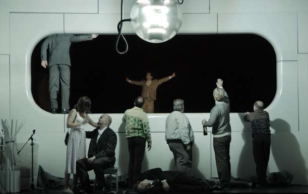 Klaus Grünberg, set and light design for Le Grand Macabre, Theater Bremen, 2007