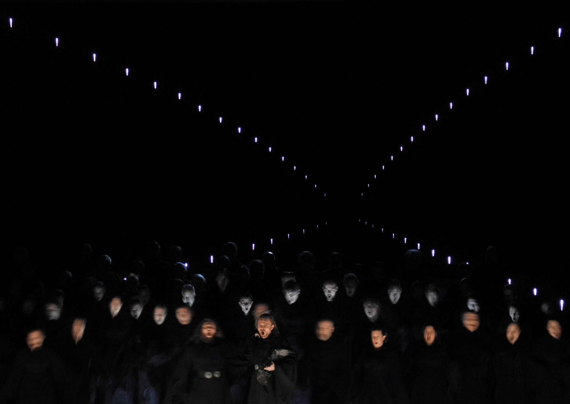 set and light design by Klaus Grünberg for Macbeth (Giuseppe Verdi), Opernhaus Zürich, 2016