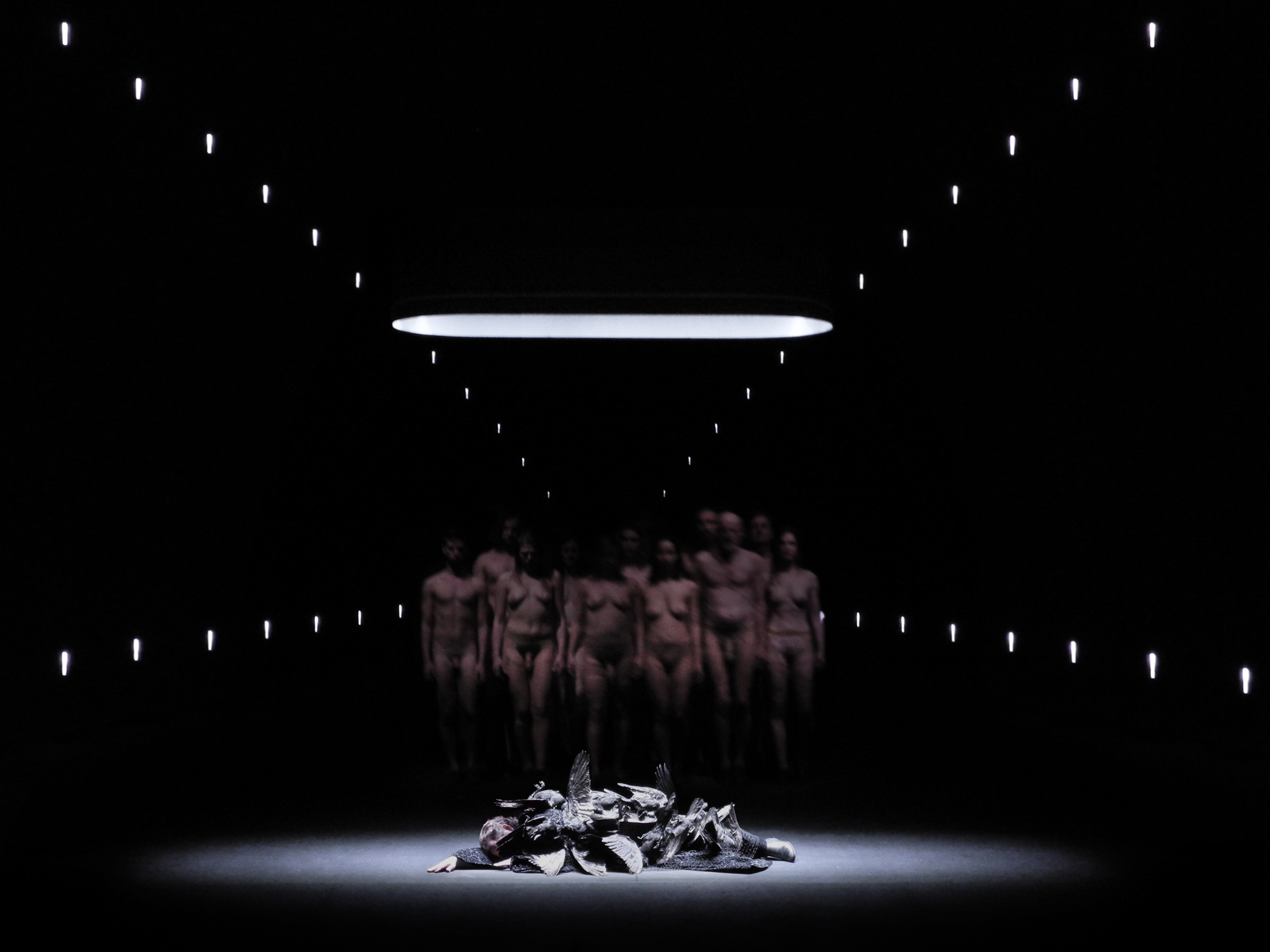 set and light design by Klaus Grünberg for Macbeth (Giuseppe Verdi), Opernhaus Zürich, 2016