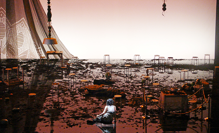 Klaus Grünberg, set and light design for Mazeppa, Vlaamse Opera, 2009