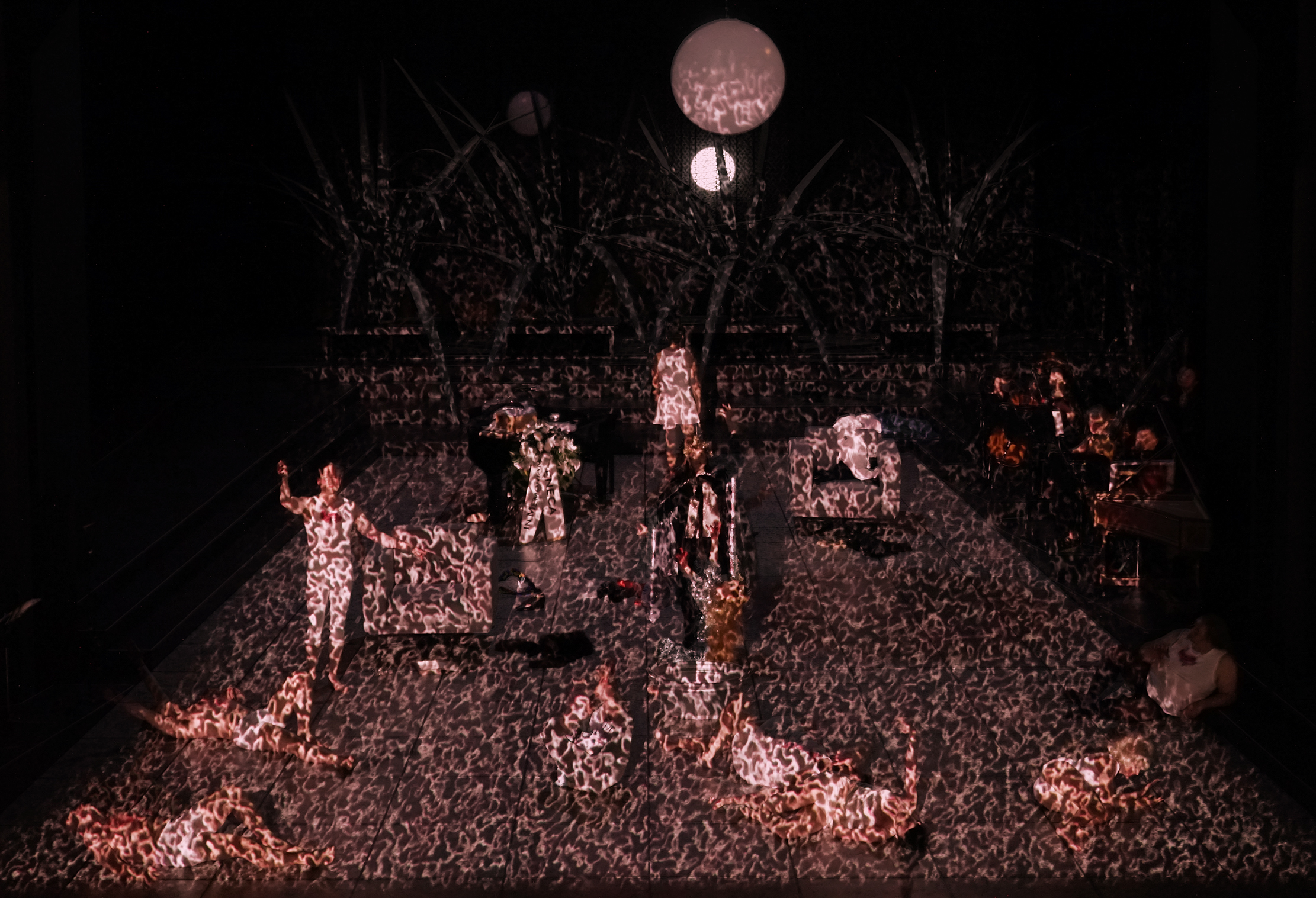 Klaus Grünberg, set and light design for l'incoronazione di poppea (Monteverdi), Theater Bremen, 2023