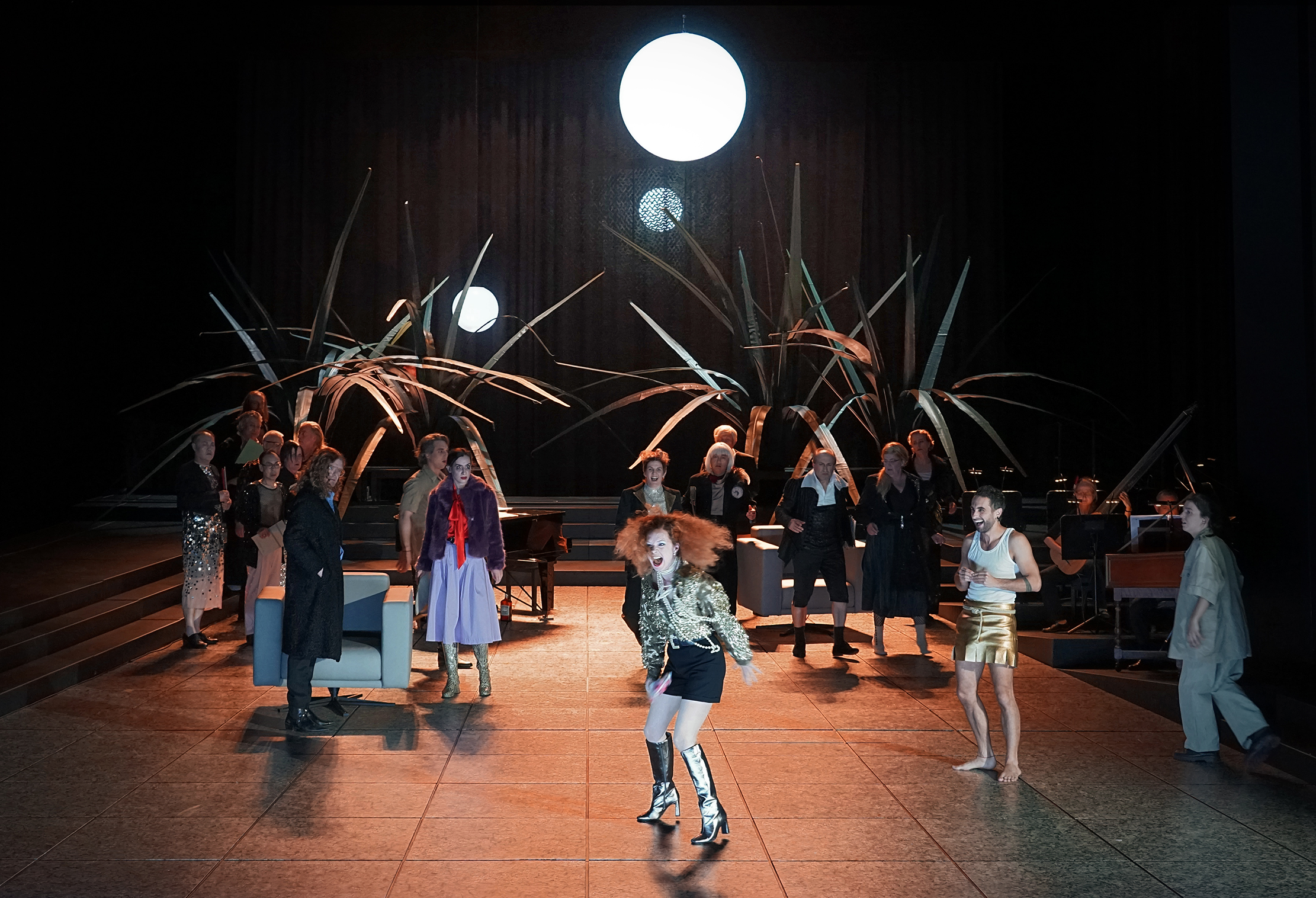 Klaus Grünberg, set and light design for l'incoronazione di poppea (Monteverdi), Theater Bremen, 2023