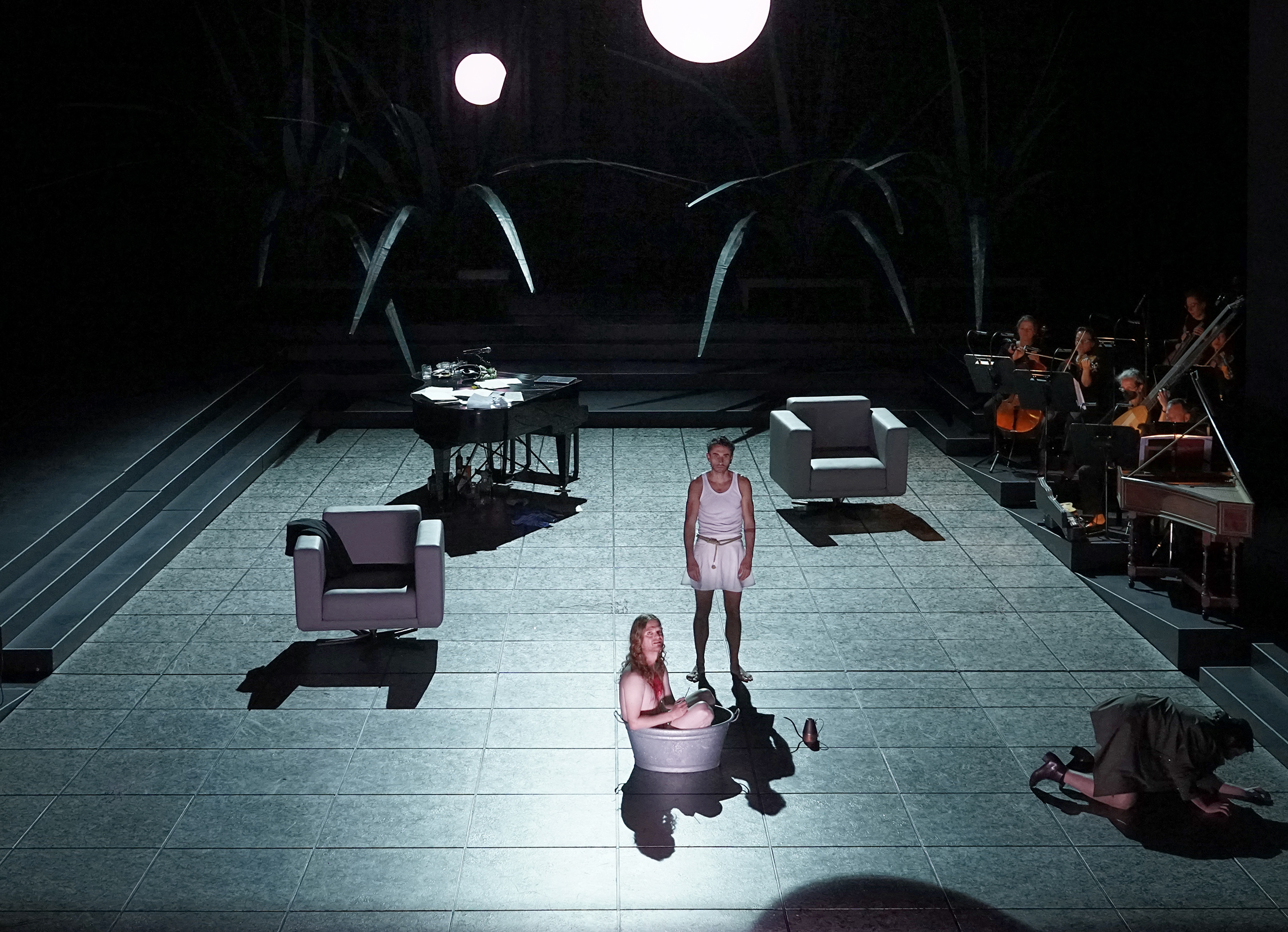Klaus Grünberg, set and light design for l'incoronazione di poppea (Monteverdi), Theater Bremen, 2023