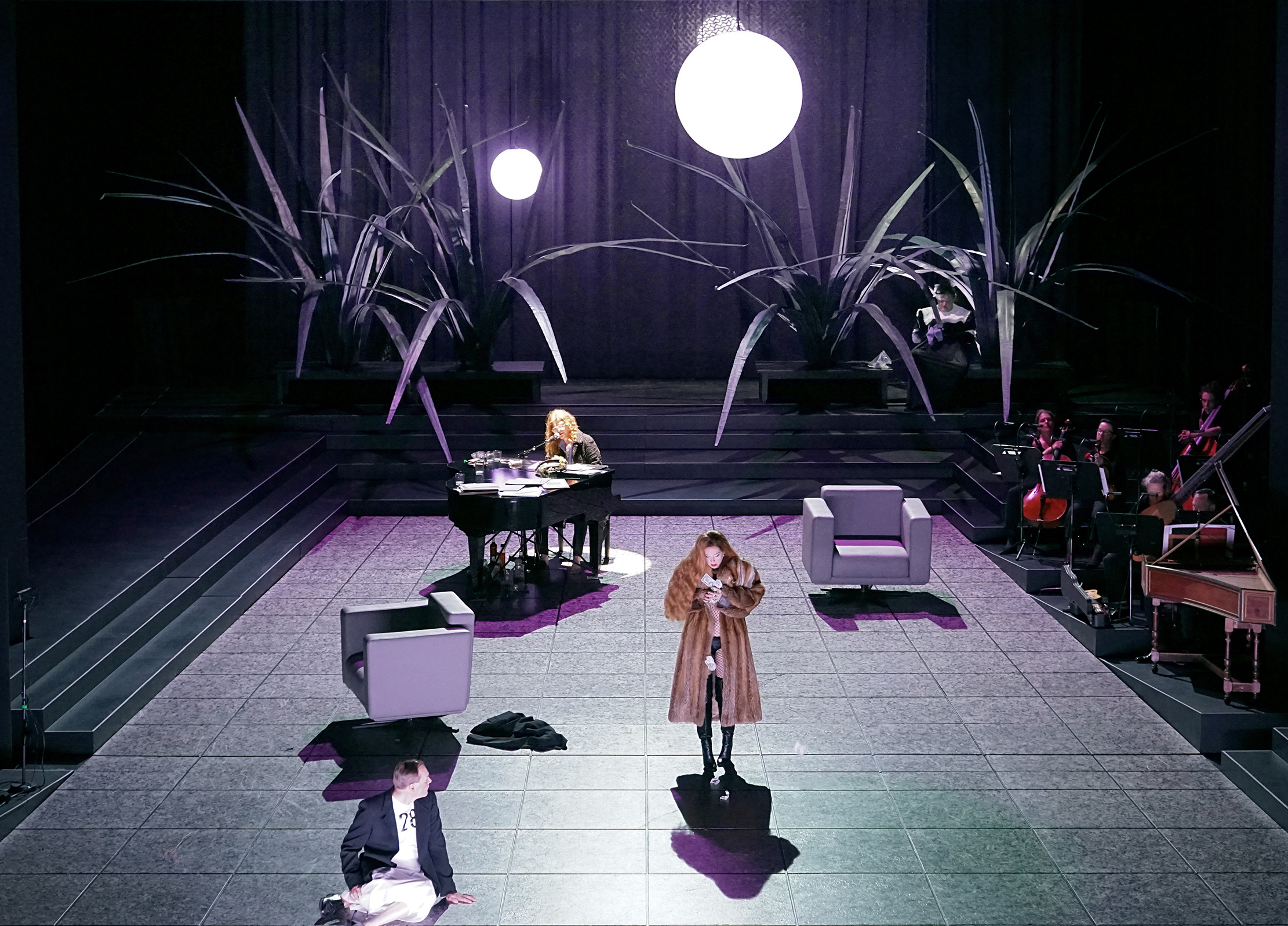 Klaus Grünberg, set and light design for l'incoronazione di poppea (Monteverdi), Theater Bremen, 2023