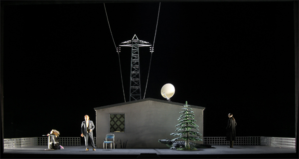 Klaus Grünberg, set and light design for Rigoletto, Opernhaus Graz, 2007