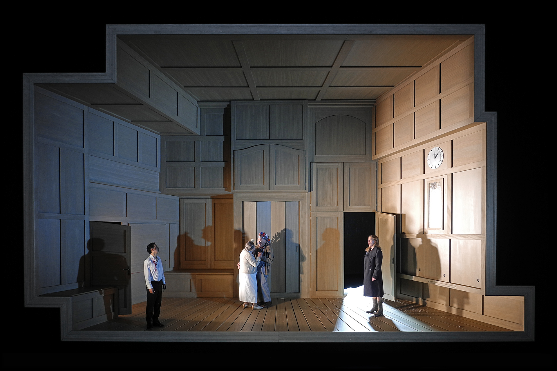 Werther (Jules Massenet), set and light design: Klaus Grünberg, Opernhaus Zürich, 2017
