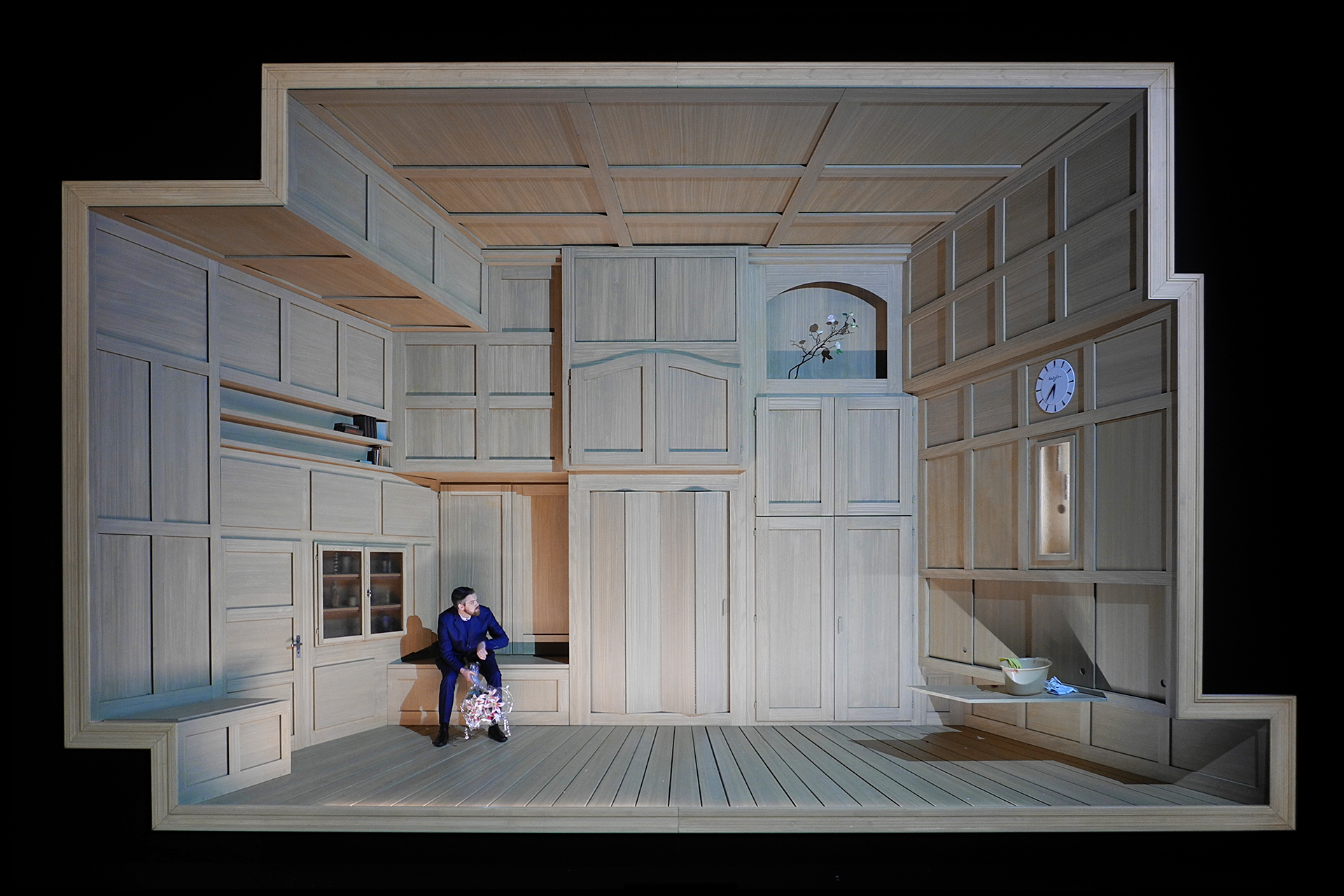 Werther (Jules Massenet), set and light design: Klaus Grünberg, Opernhaus Zürich, 2017