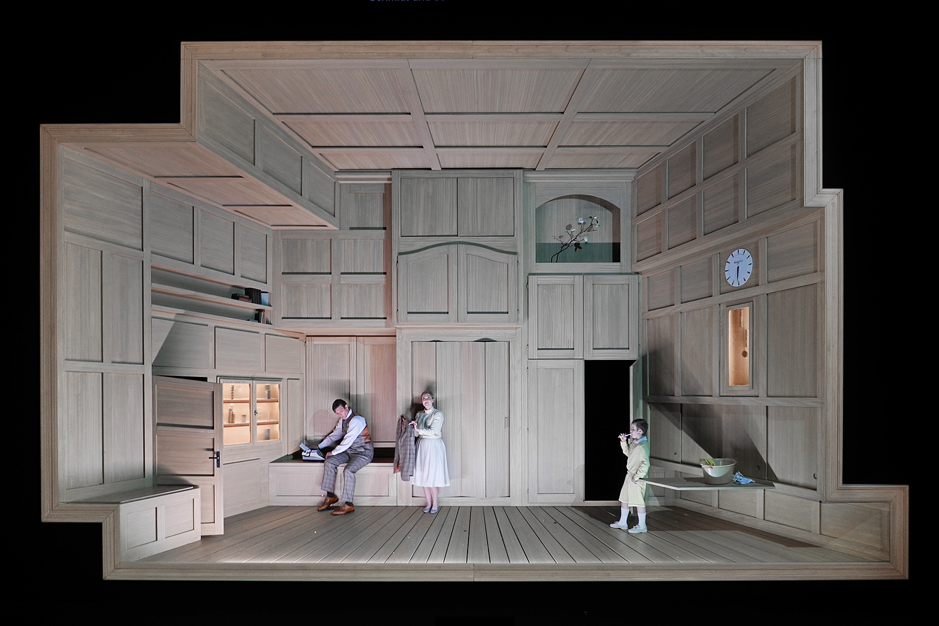 Werther (Jules Massenet), set and light design: Klaus Grünberg, Opernhaus Zürich, 2017