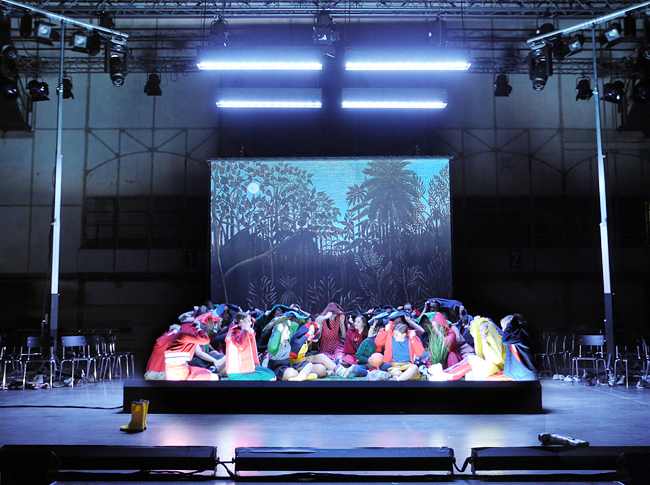 When the Mountain Changed it's Clothing, set design and light by Klaus Grünberg