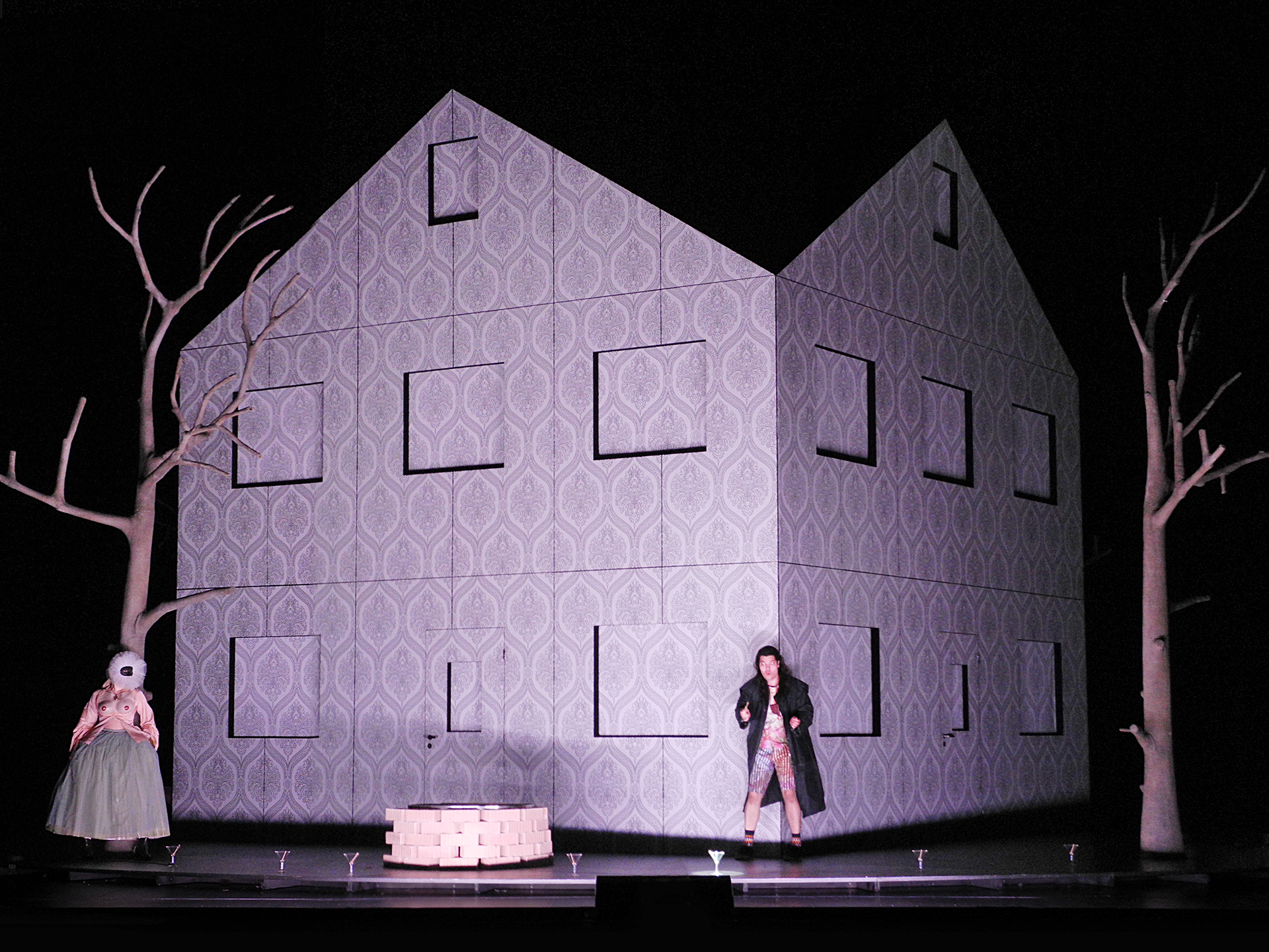 Die Zauberflöte (Wolfgang Amadeus Mozart), set and light design: Klaus Grünberg, Opernhaus Zürich, 2014