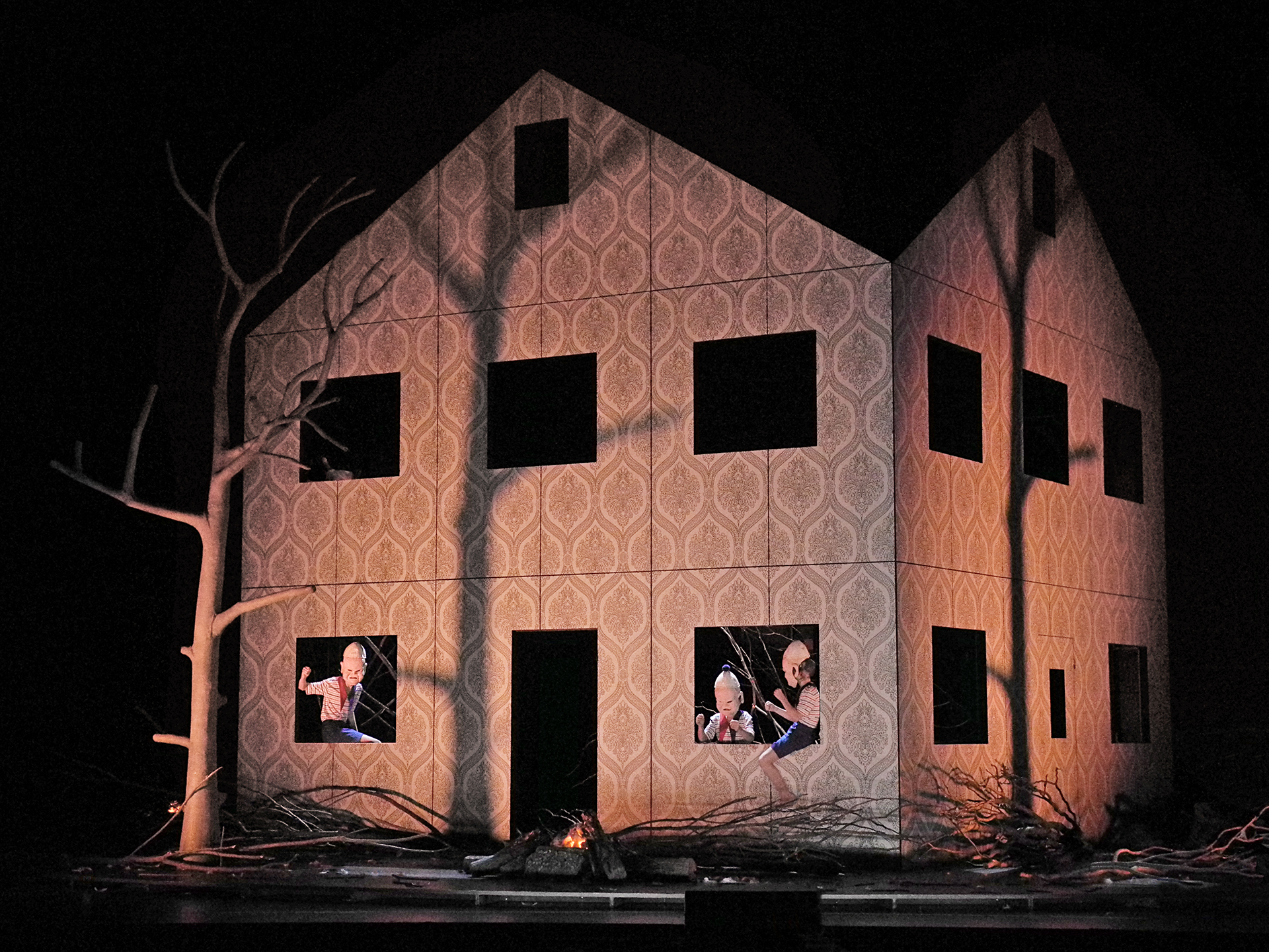 Die Zauberflöte (Wolfgang Amadeus Mozart), set and light design: Klaus Grünberg, Opernhaus Zürich, 2014