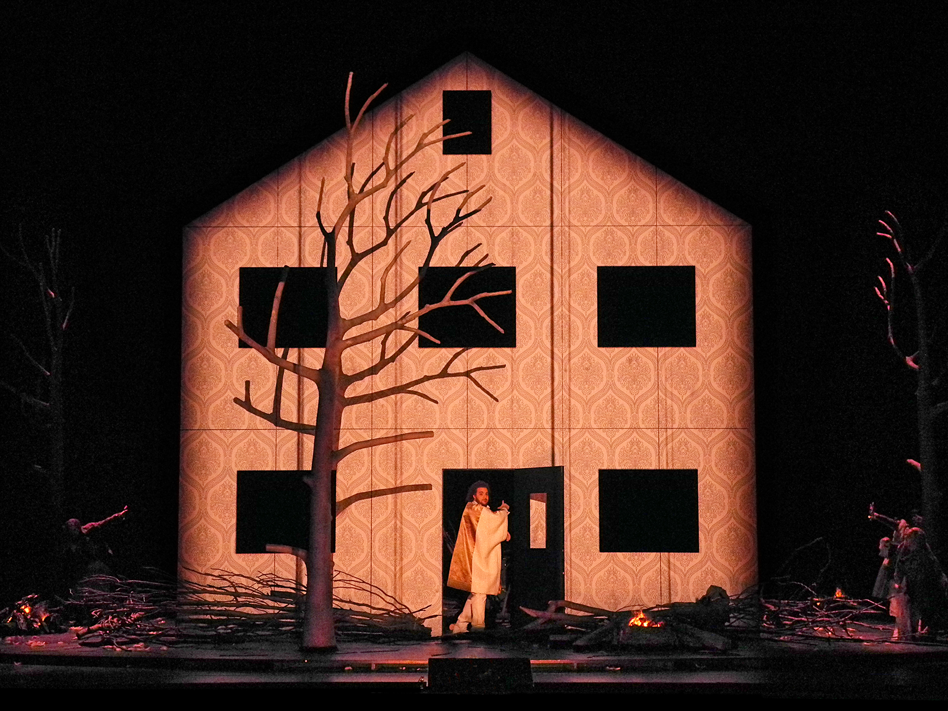 Die Zauberflöte (Wolfgang Amadeus Mozart), set and light design: Klaus Grünberg, Opernhaus Zürich, 2014