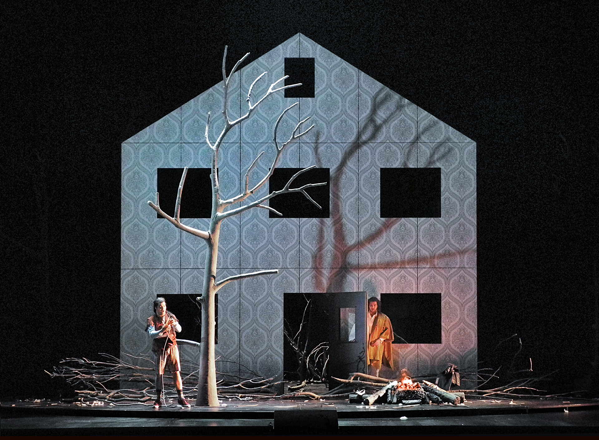 Die Zauberflöte (Wolfgang Amadeus Mozart), set and light design: Klaus Grünberg, Opernhaus Zürich, 2014