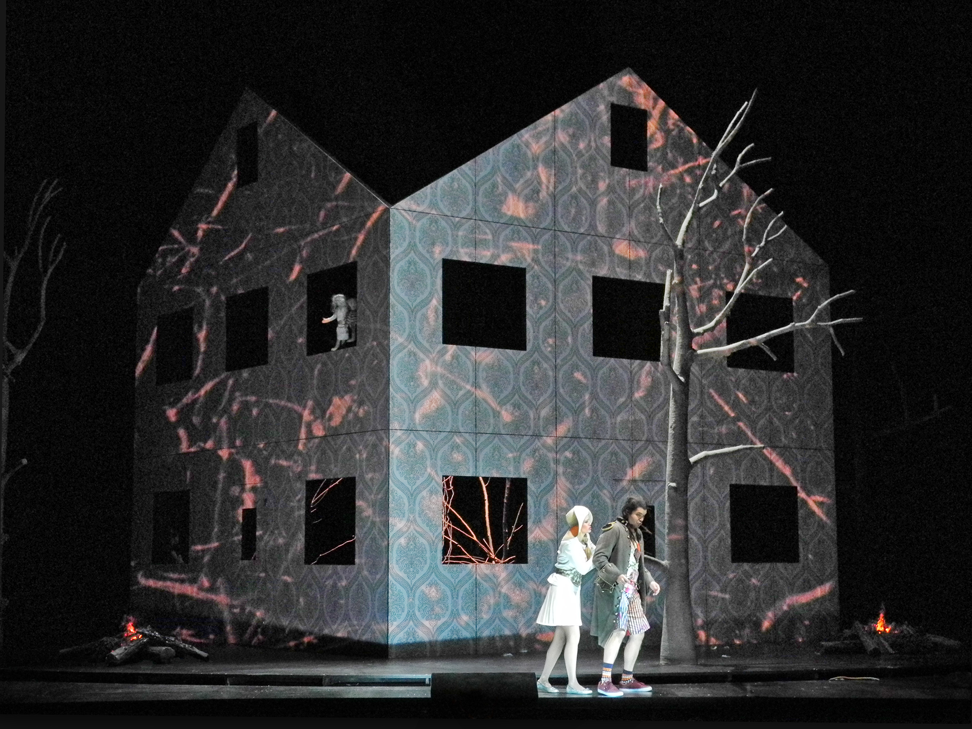 Die Zauberflöte (Wolfgang Amadeus Mozart), set and light design: Klaus Grünberg, Opernhaus Zürich, 2014