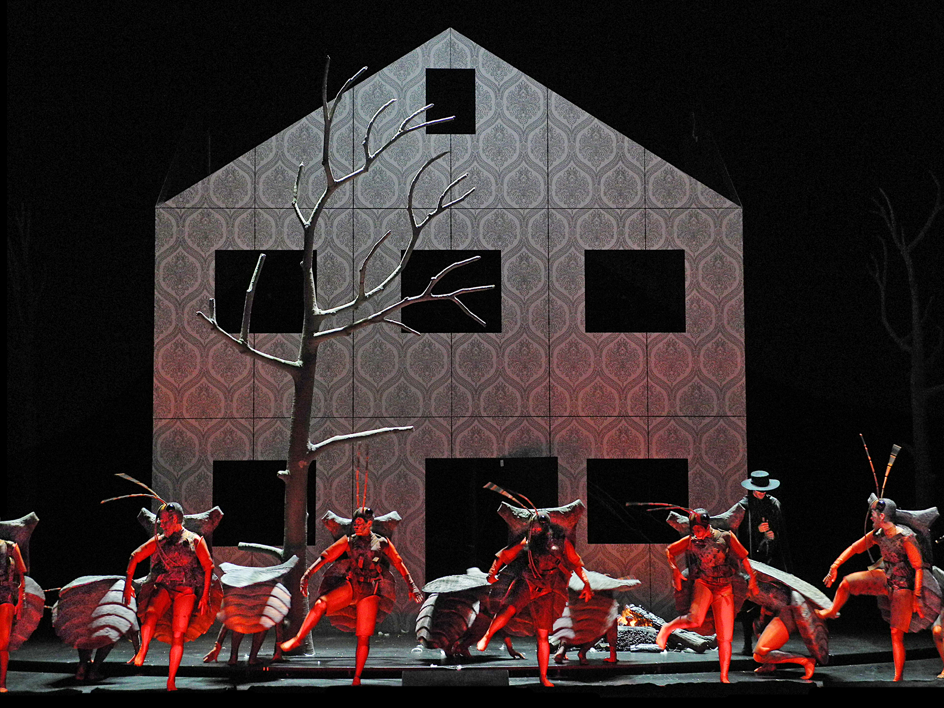Die Zauberflöte (Wolfgang Amadeus Mozart), set and light design: Klaus Grünberg, Opernhaus Zürich, 2014