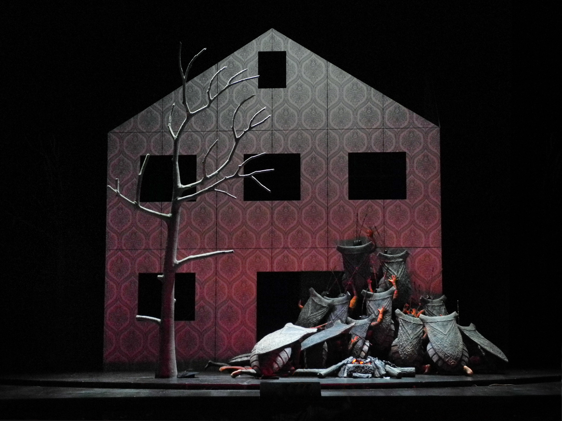 Die Zauberflöte (Wolfgang Amadeus Mozart), set and light design: Klaus Grünberg, Opernhaus Zürich, 2014