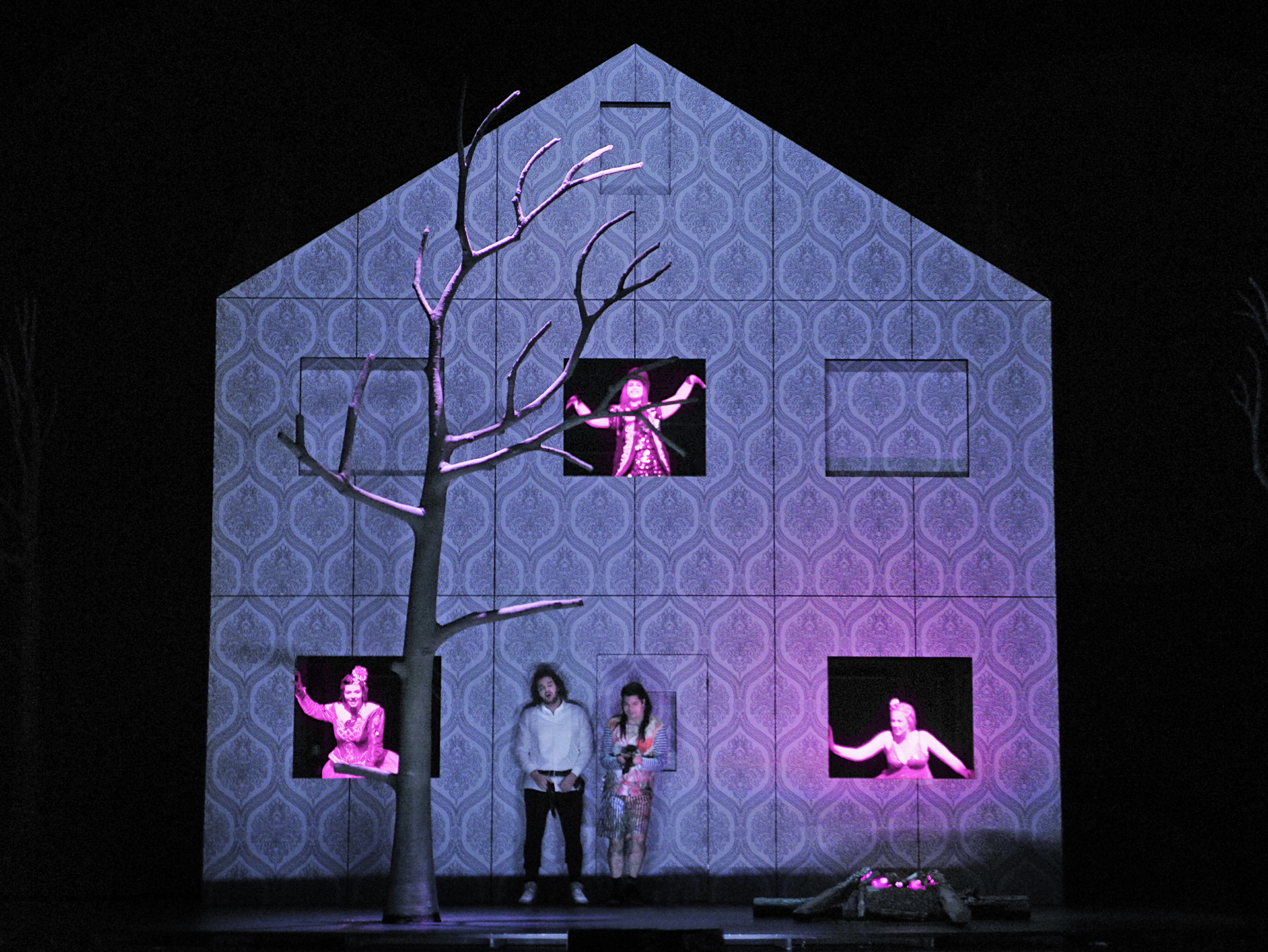 Die Zauberflöte (Wolfgang Amadeus Mozart), set and light design: Klaus Grünberg, Opernhaus Zürich, 2014