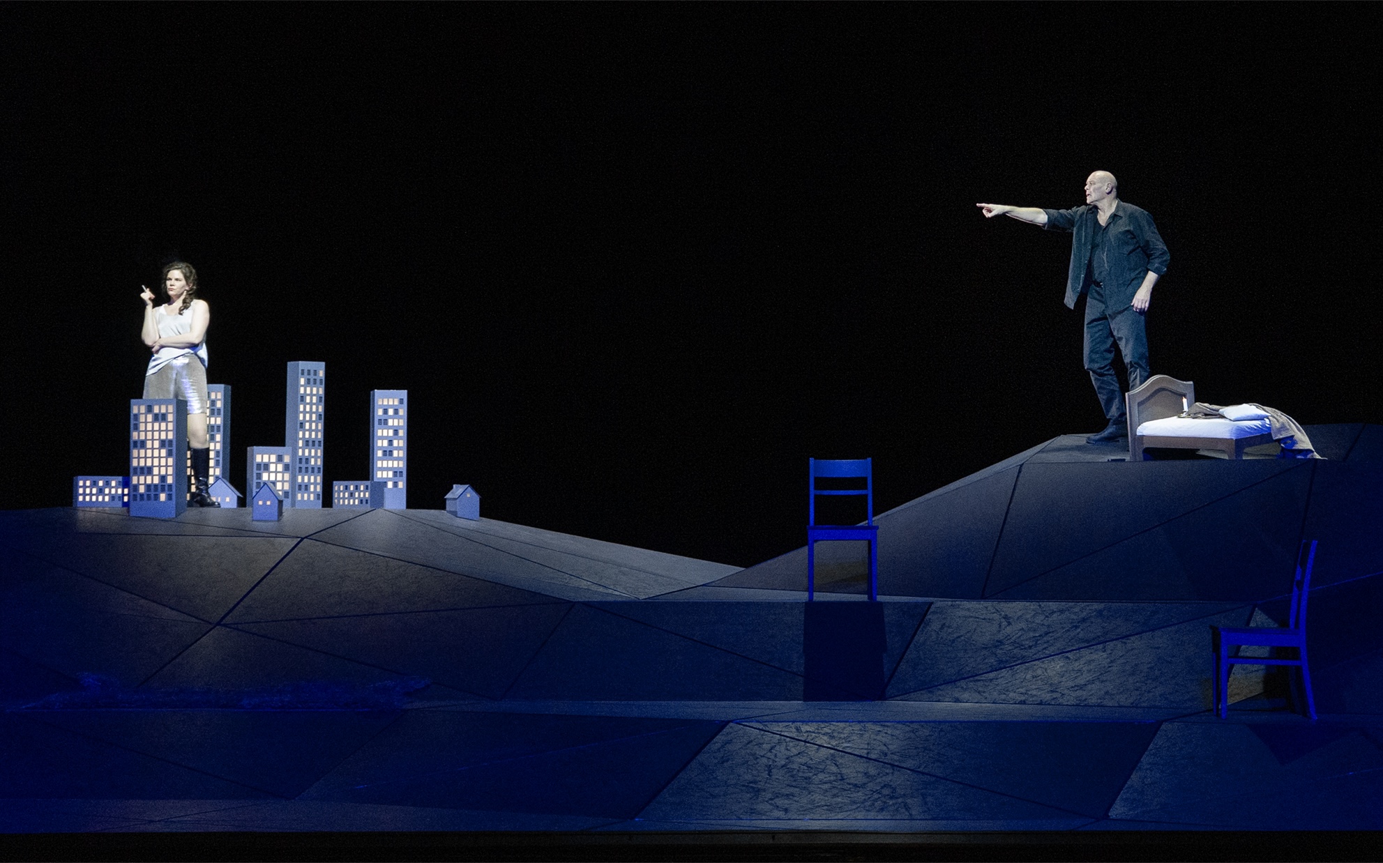 Klaus Grünberg, set and light design for Written on Skin (George Benjamin / Martin Crimp), Oper Frankfurt, 2026